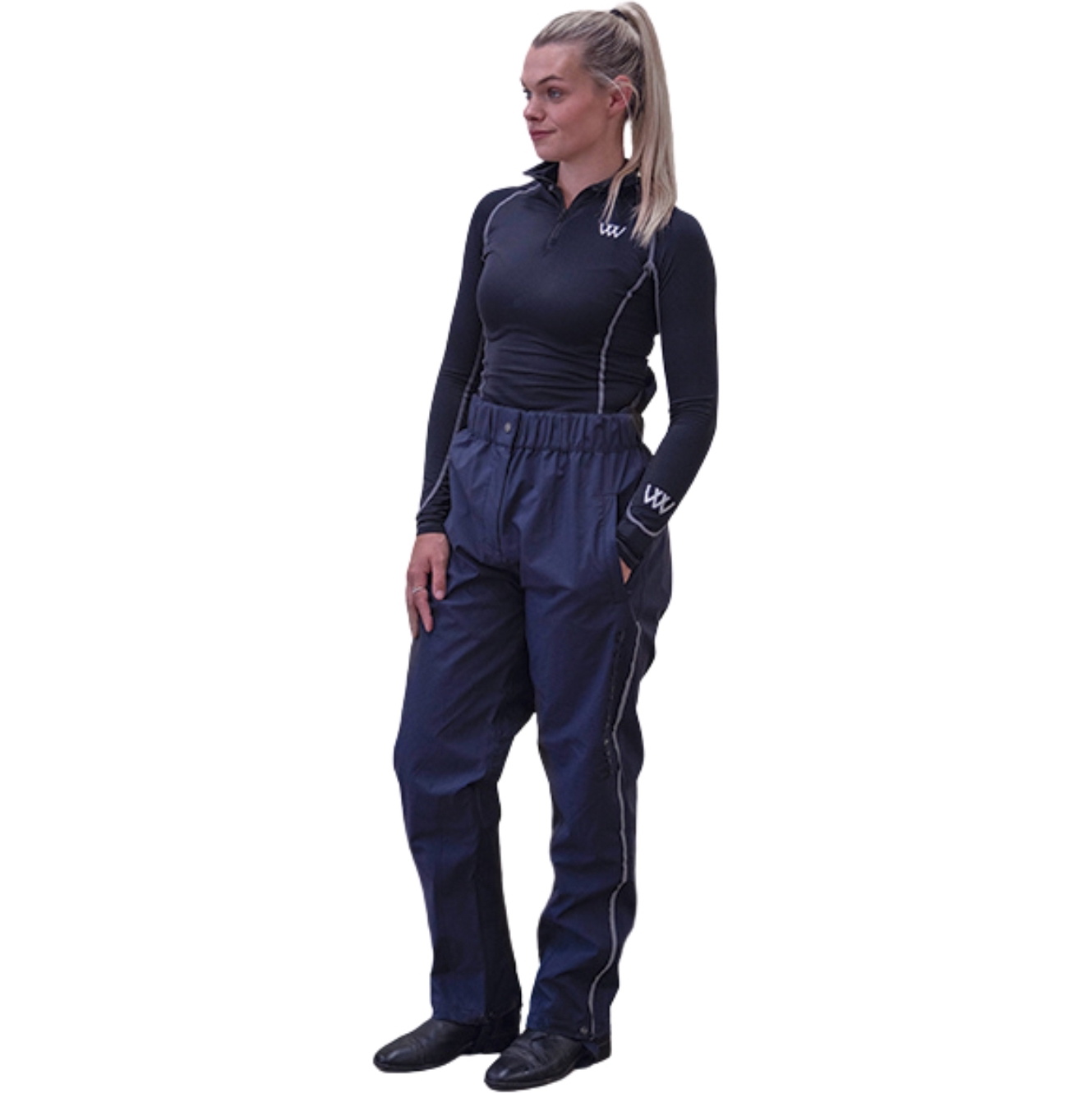 Woof Wear Femmes Pantalons De Équitation Imperméables Toutes Saisons WA0024-NANA - Navy